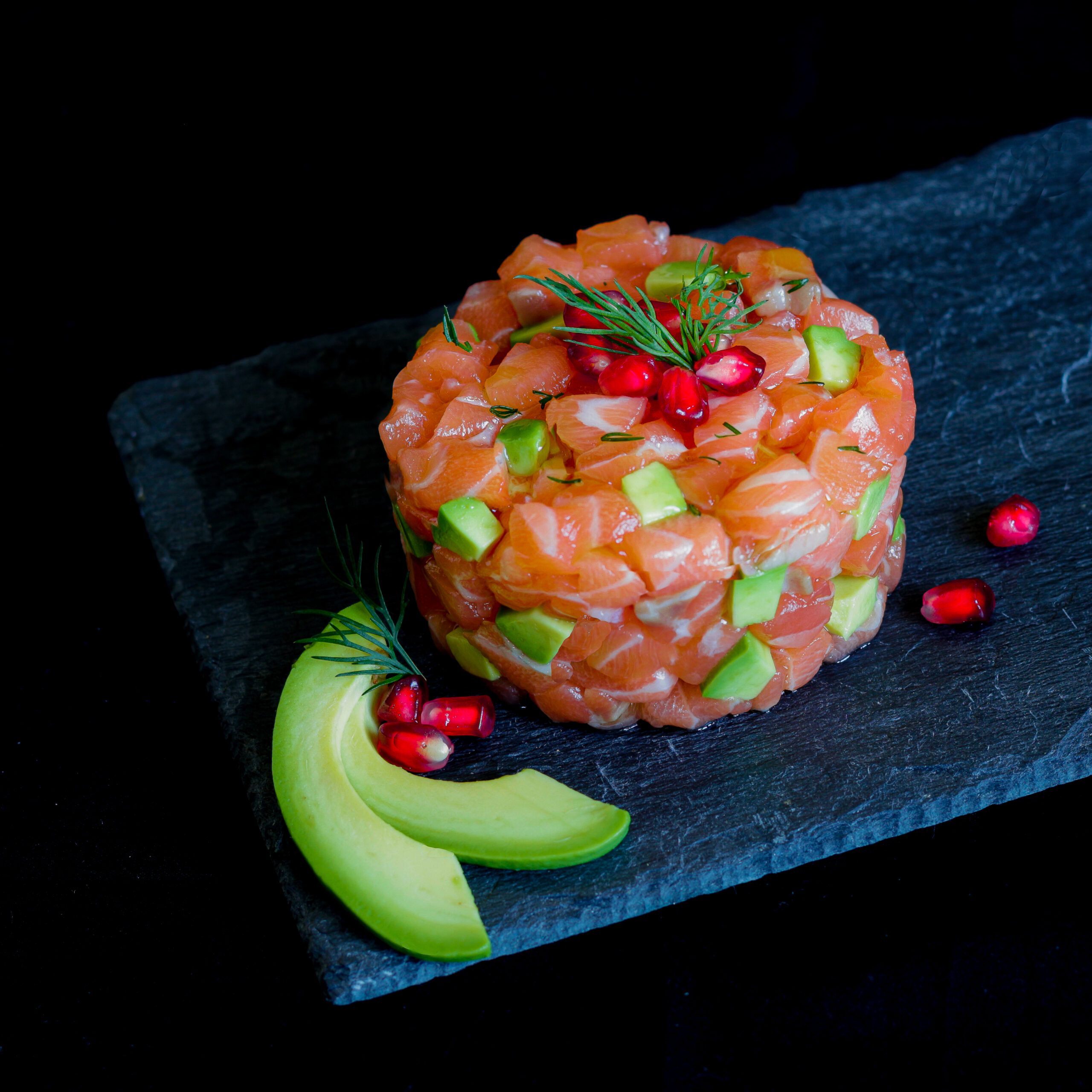 Tartar salmón y aguacate